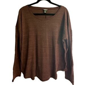 Roots Purple Heather Long Sleeve Shirt, XL